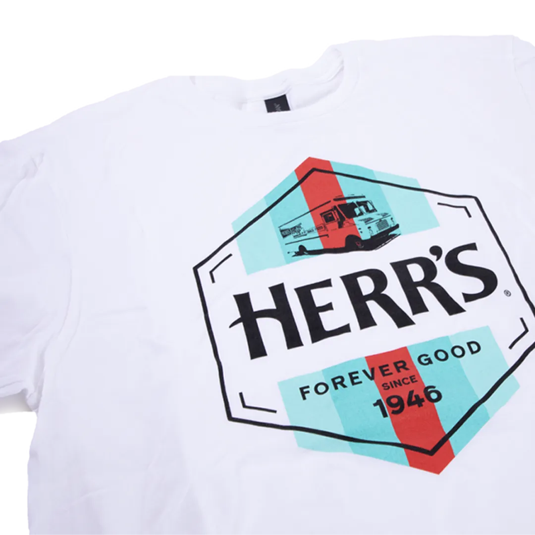 Herr's White Truck t-shirt vit 100% bomull