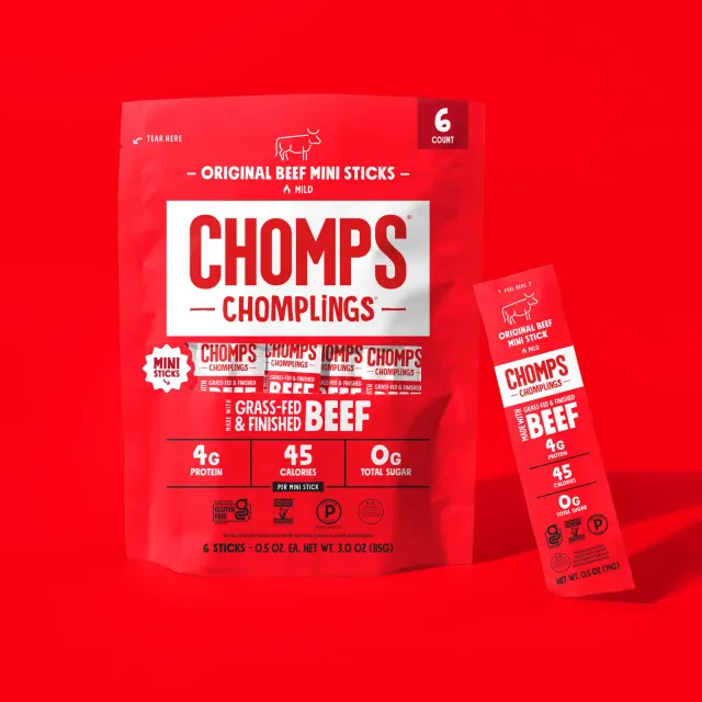 Chomps Original Beef Chomplings beefjerky