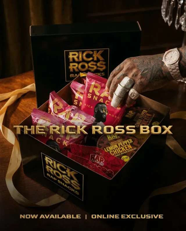 Rap Snacks Rick Ross Boss Box snackbox 8-pack