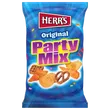 Herrs Original Party Mix snacks med blandade smaker