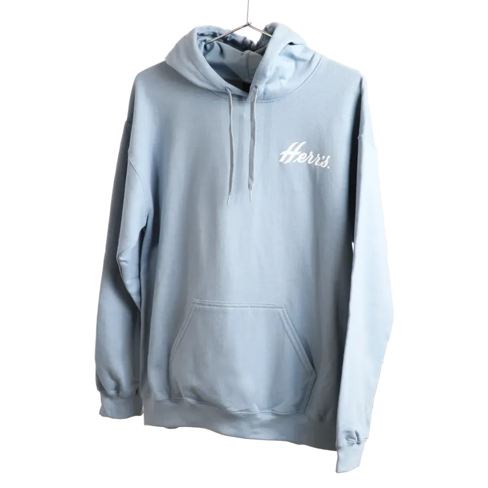 Herrs hoodie med chipsmotiv