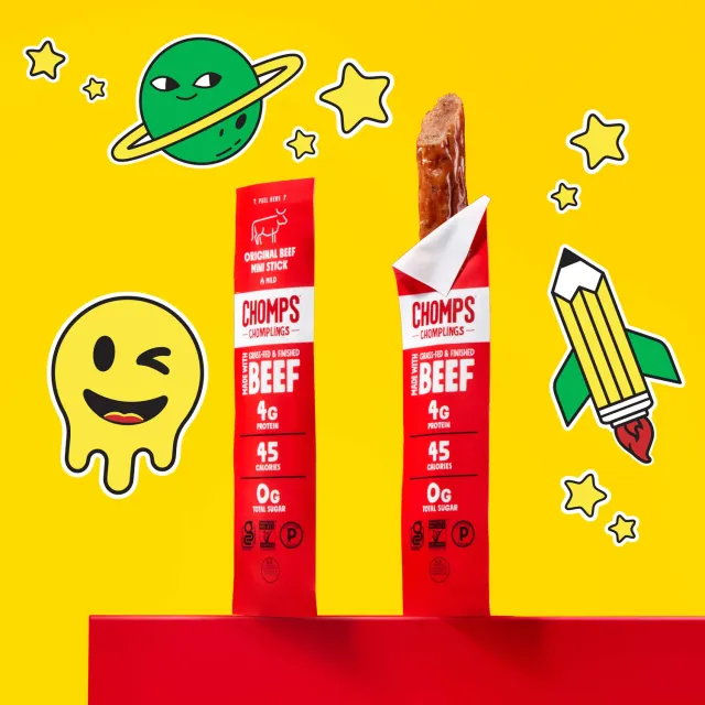 Chomps Chomplings Original Beef beef sticks School Pack