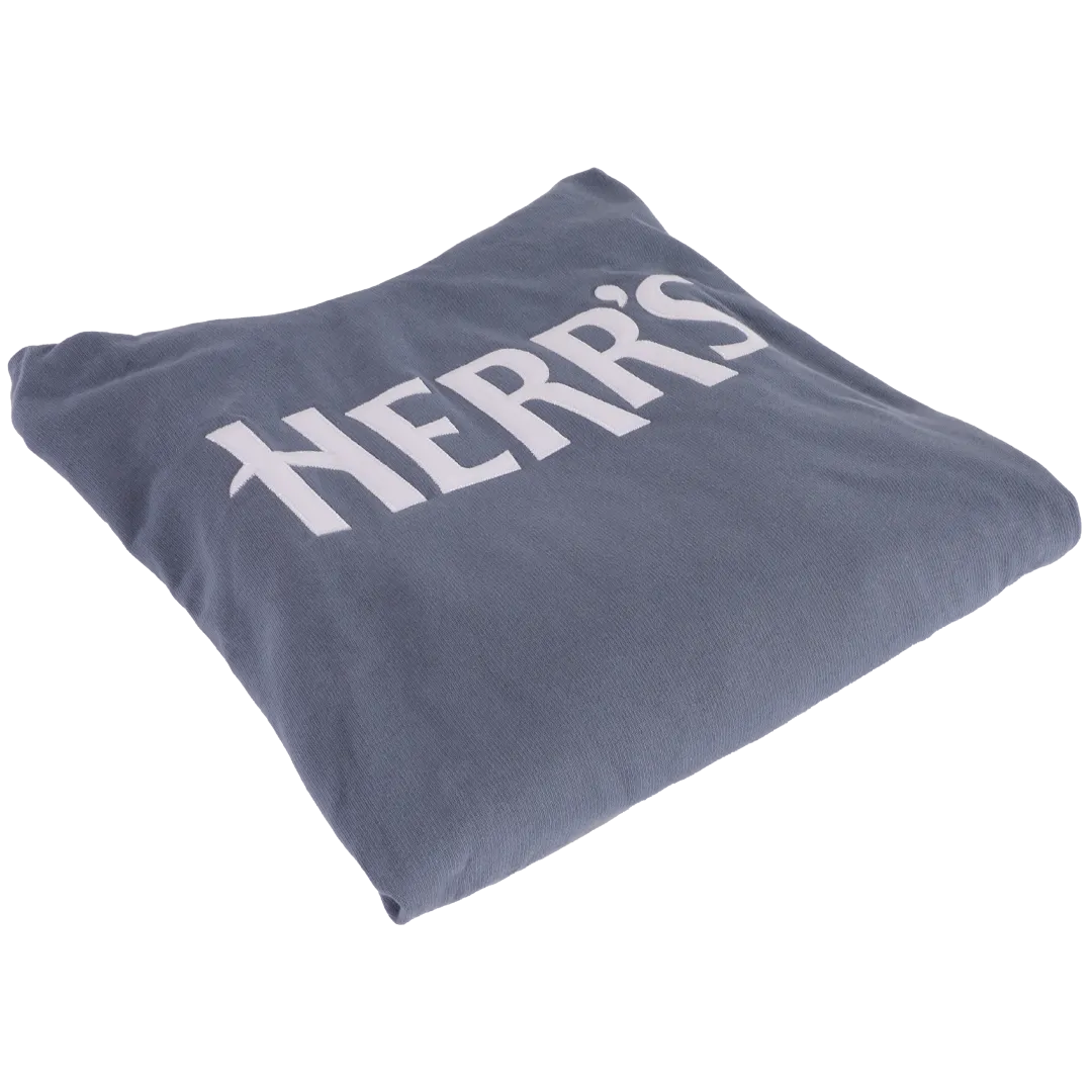 Herrs Hoodie huvtröja med vit logga