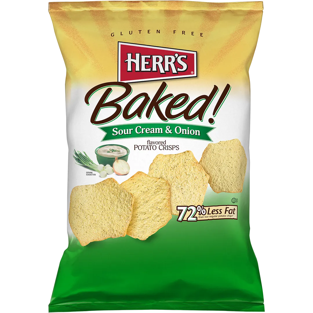 Herrs Baked Potato Crisps bakade chips