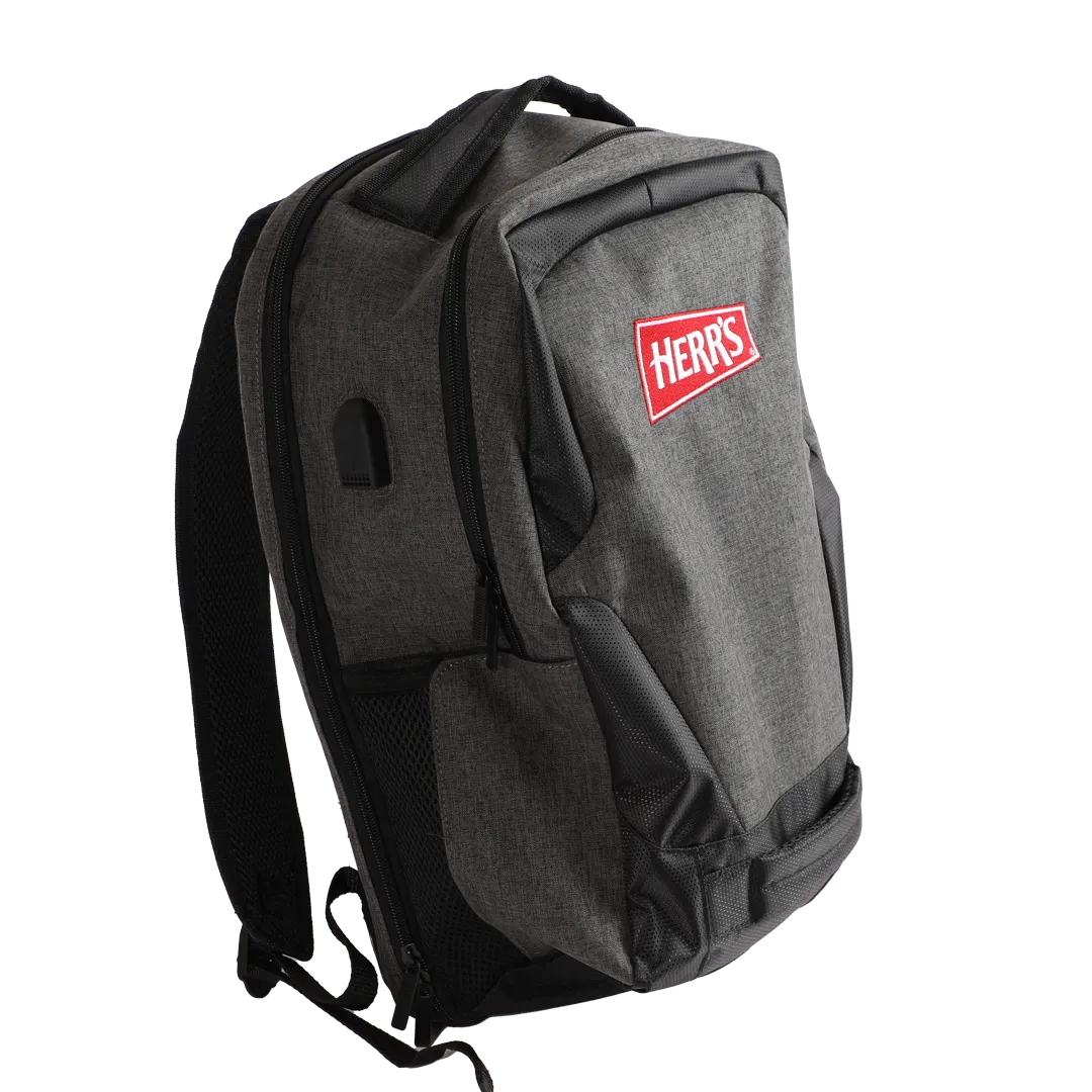 Herr's Grey Laptop Backpack ryggsäck grå laptopfack