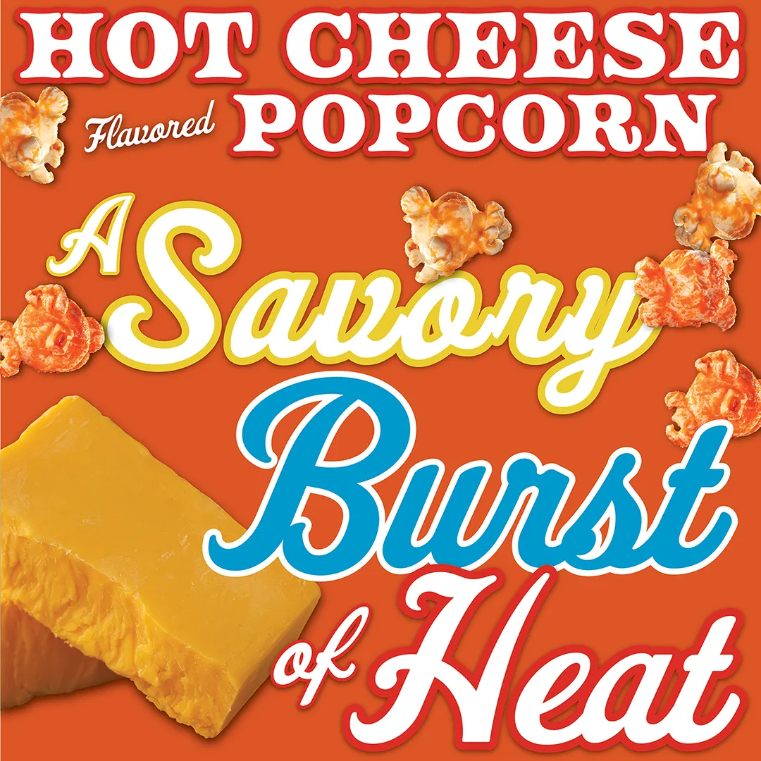 Herr's Hot Cheese Popcorn ostpopcorn med hetta