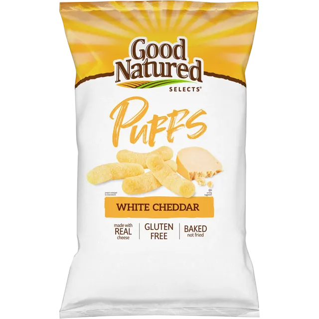 Herrs Good Natured Selects White Cheddar ostbågar