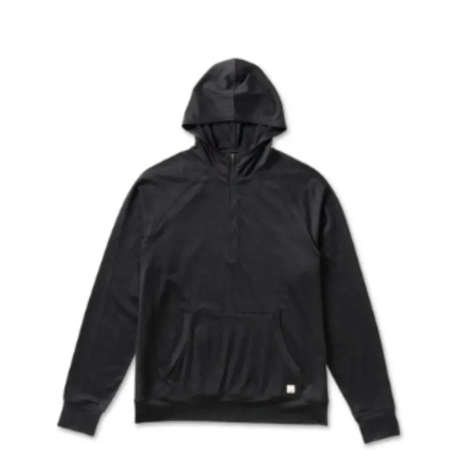 Chomps Vuori Chomps Logo Black Half Zip sweatshirt