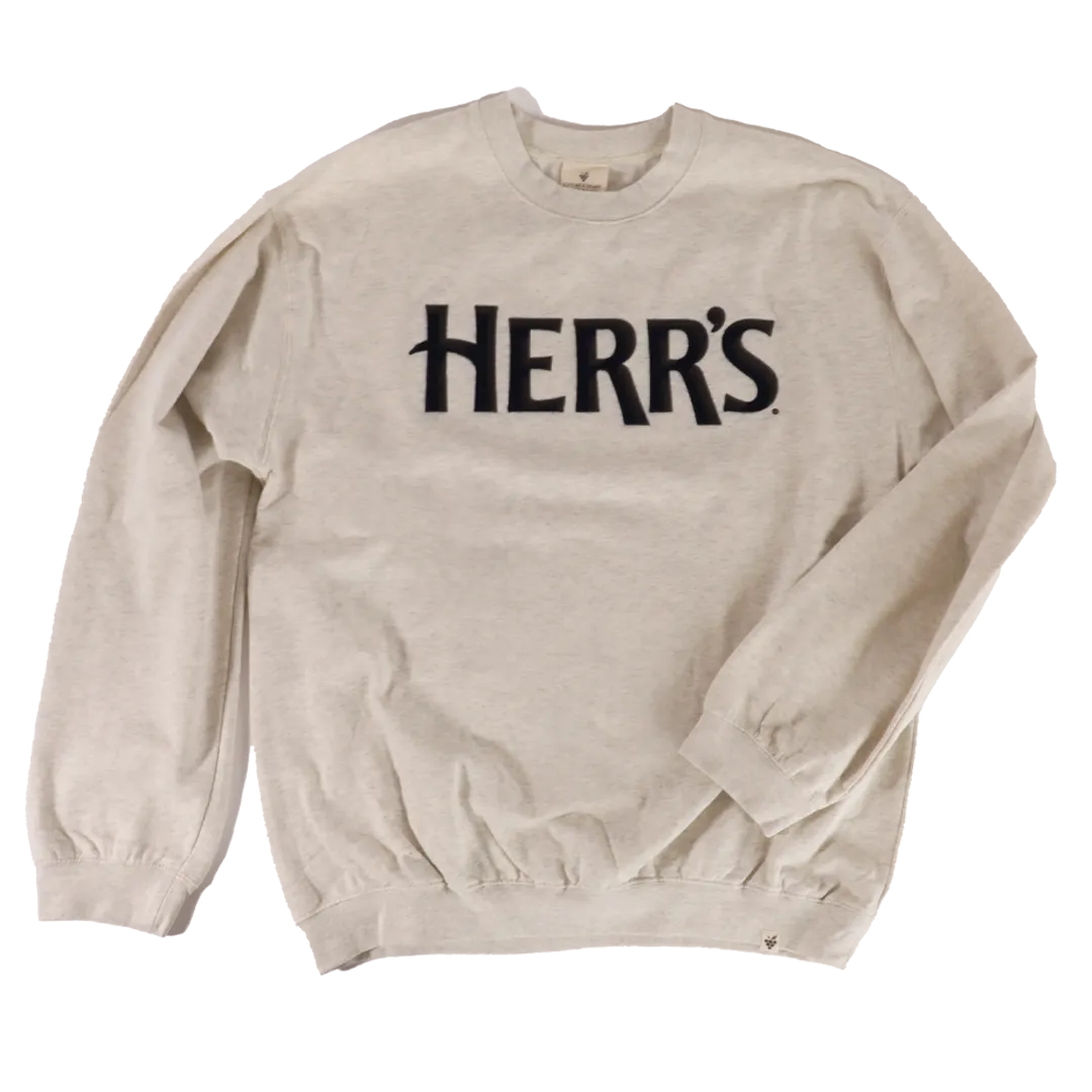 Herr's Logo Crewneck sweatshirt bomullsblandning