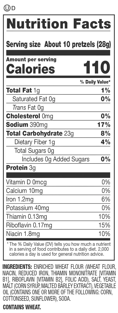 Herrs Sourdough pretzels surdeg