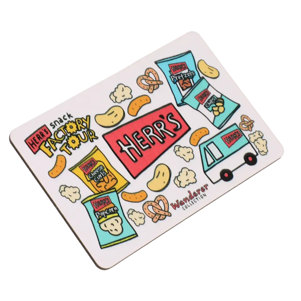 Herr's Snack Magnet kylskåpsmagnet