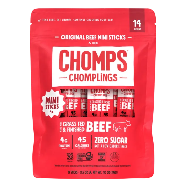 Chomps Chomplings Original Beef jerky