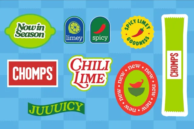 Chomps STKR Chili Lime Sheet klistermärken