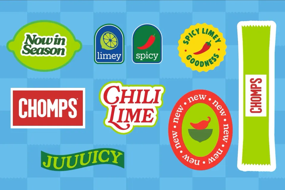 Chomps STKR Chili Lime Sheet klistermärken