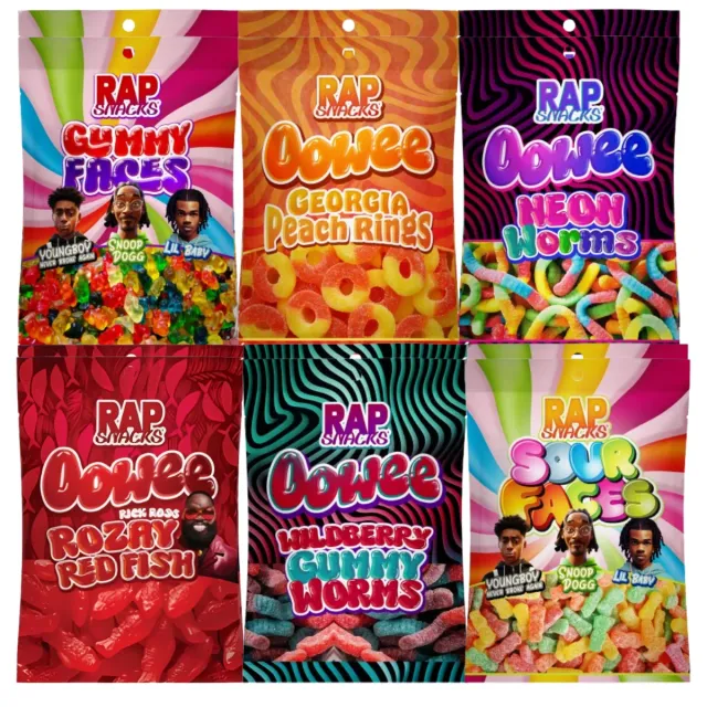 Rap Snacks gummigodis mix 12-pack fruktig