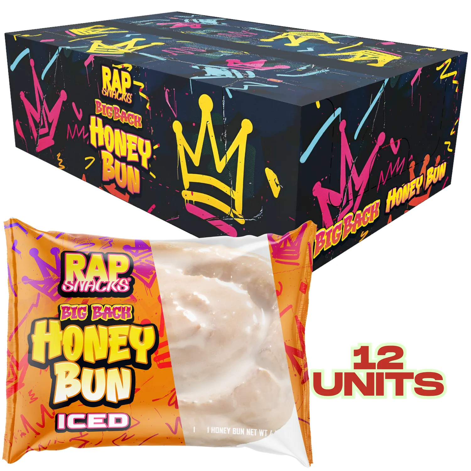 Rap Snacks Big Back Honey Buns