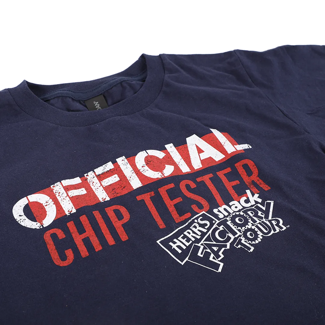 Herr's Official Chip Tester Kid's Tee t-shirt marinblå