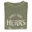 Herrs Green Waffle Knit Longsleeve Shirt långärmad tröja grön