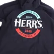 Herr's 80th Anniversary hoodie marin dragkedja