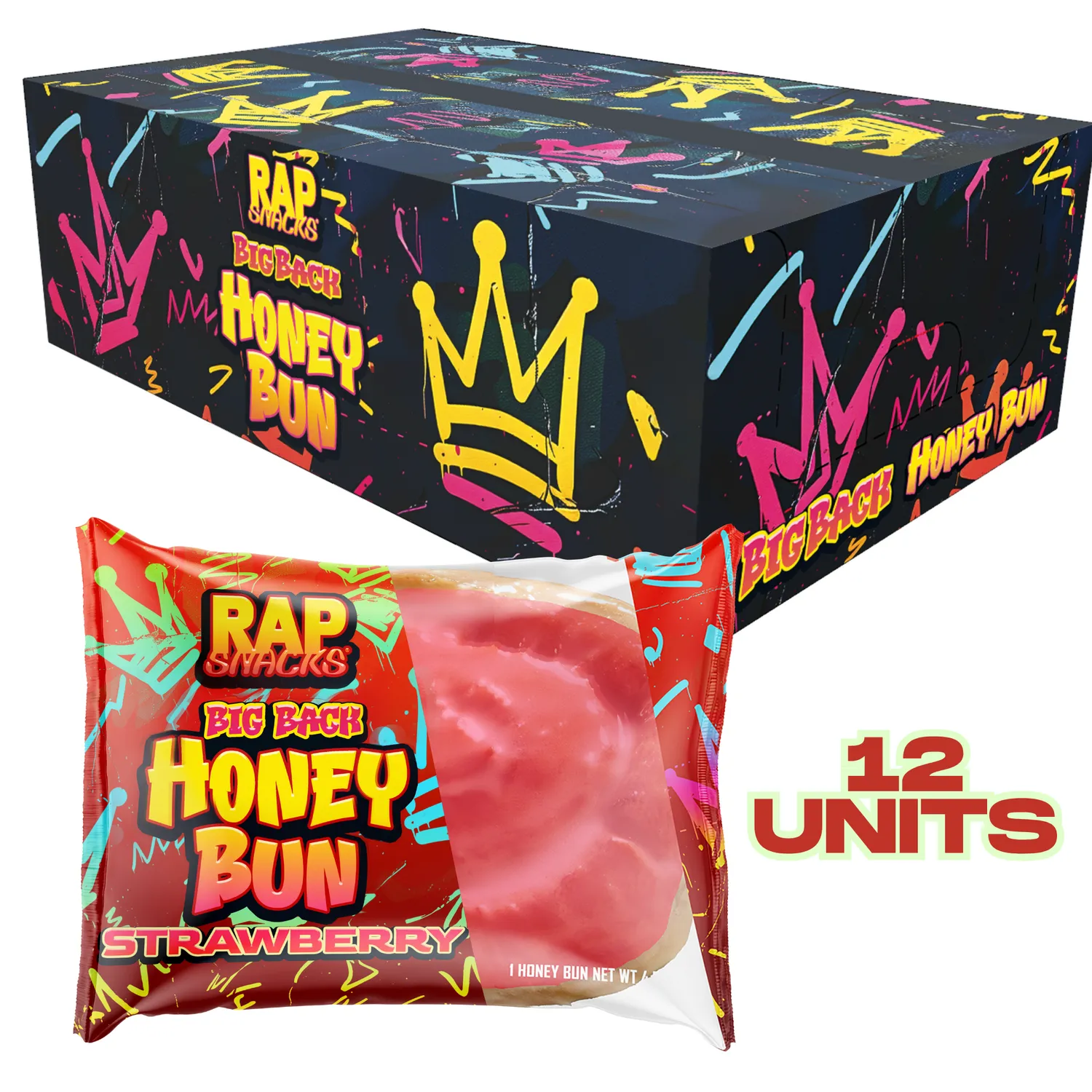 Rap Snacks Big Back Honey Buns