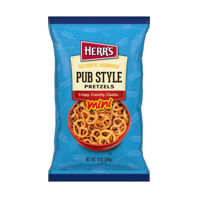 Herr's Pub Style Sourdough Mini Pretzels kringlor