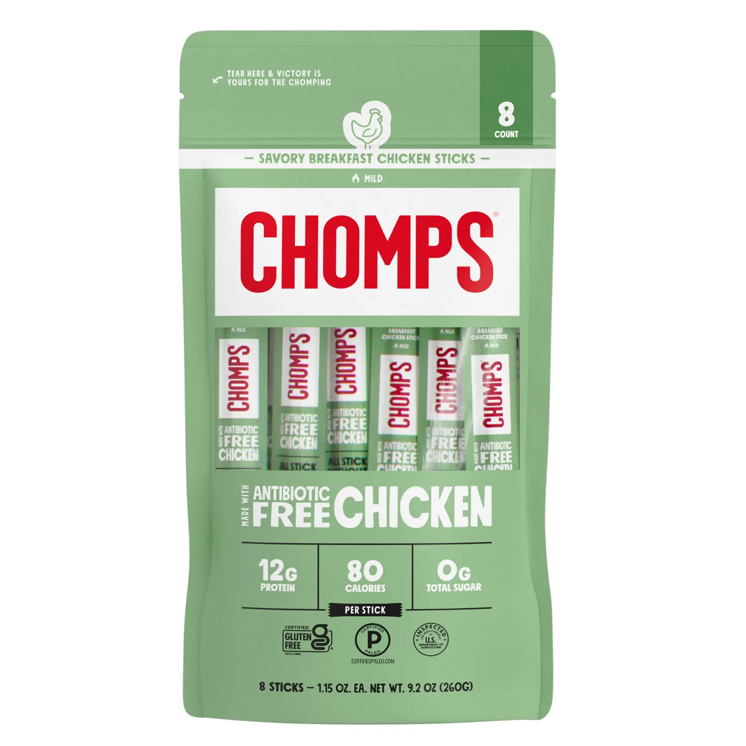 Chomps köttsnack protein