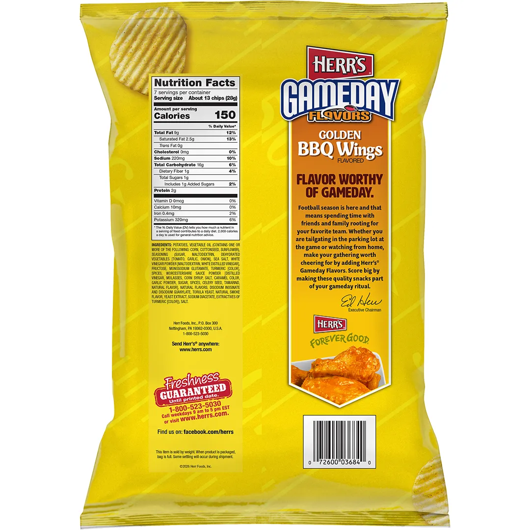 Herrs Gameday Flavors potatischips
