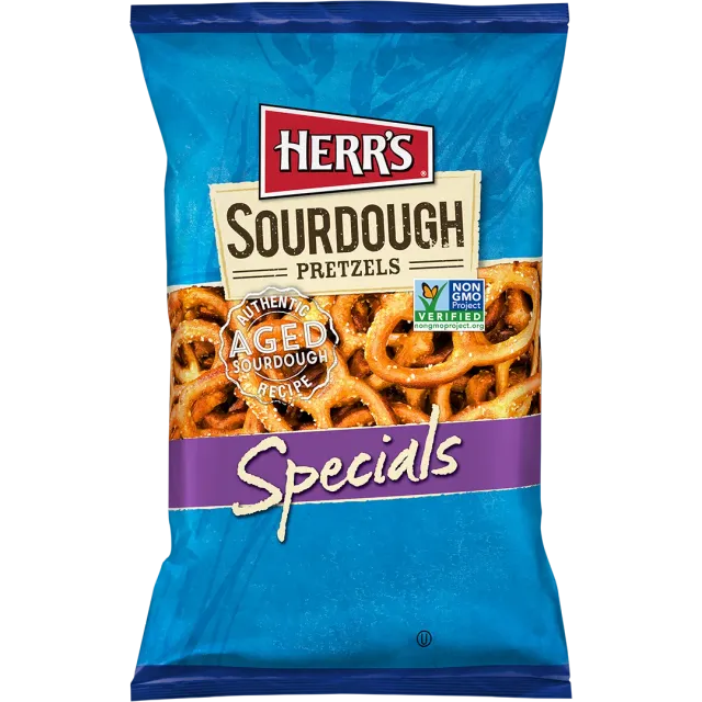 Herr's Sourdough Specials pretzels surdegskringlor
