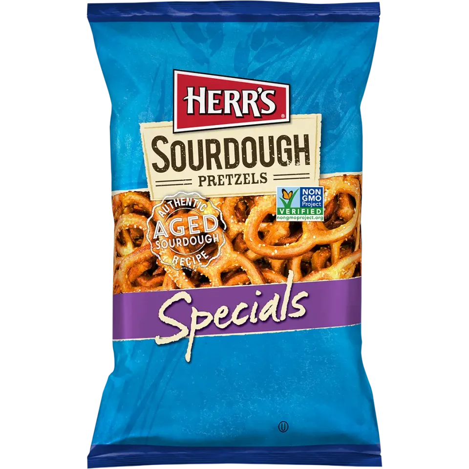 Herr's Sourdough Specials pretzels surdegskringlor