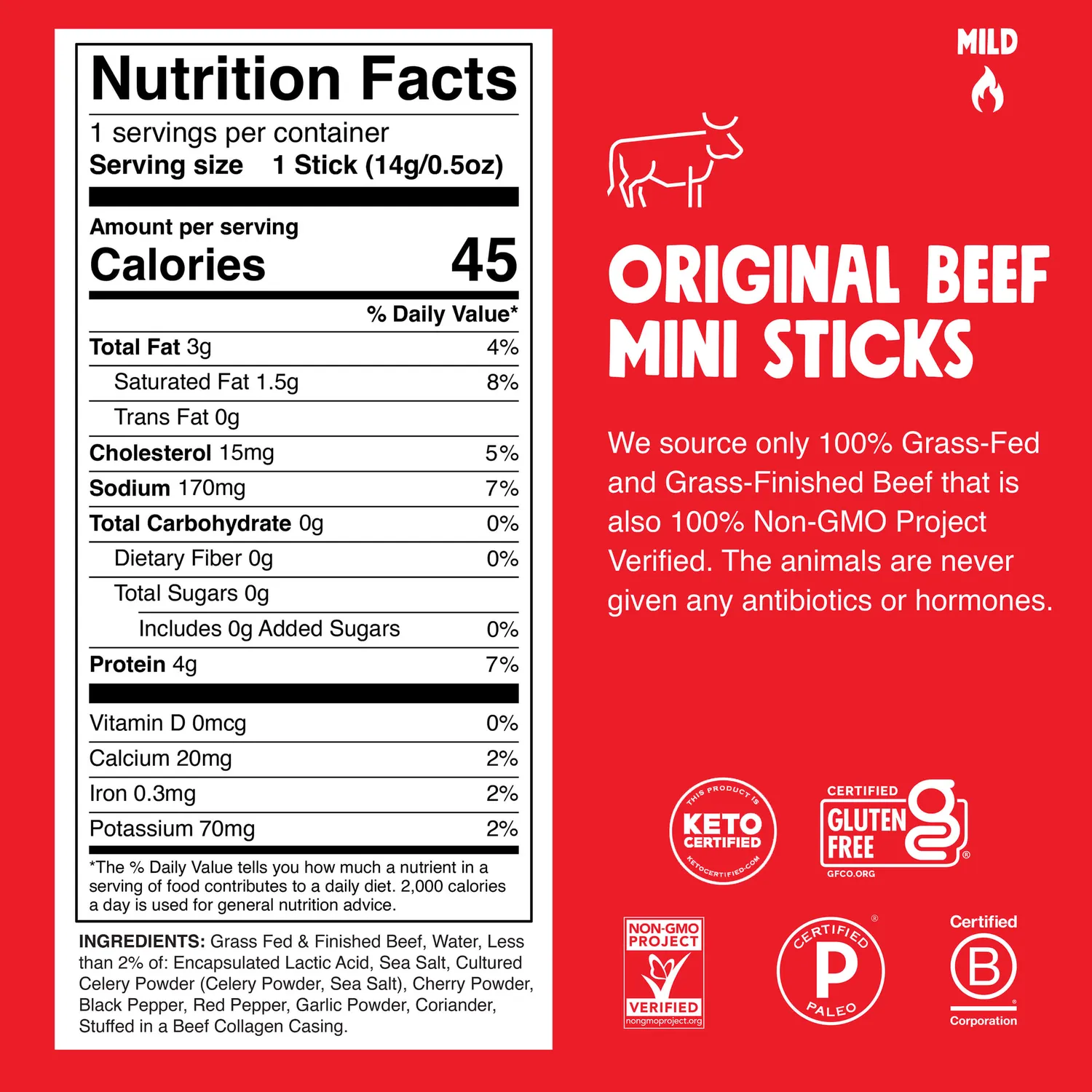 Chomps Original Beef Chomplings beefjerky