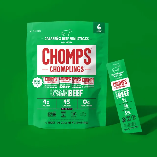 Chomps Chomplings beef sticks