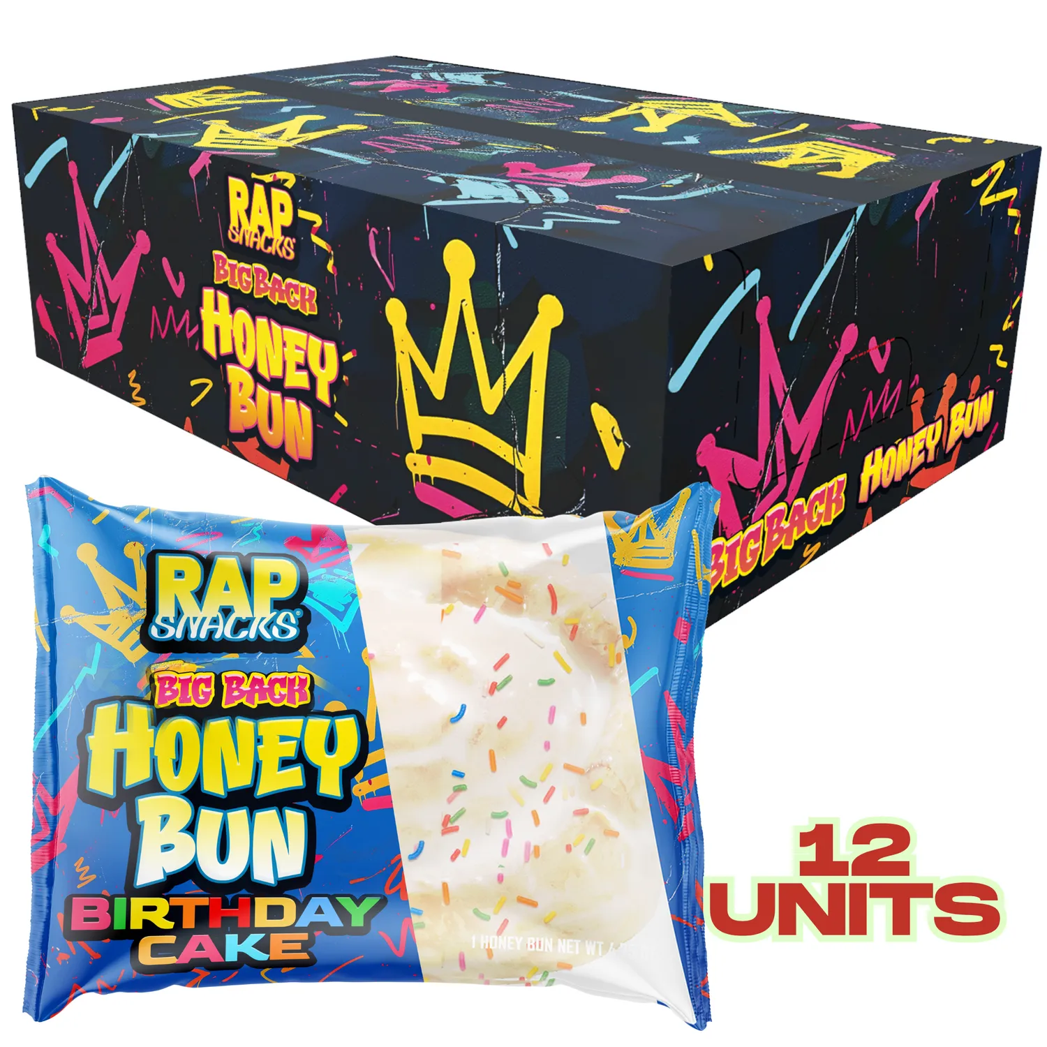 Rap Snacks Big Back Honey Buns