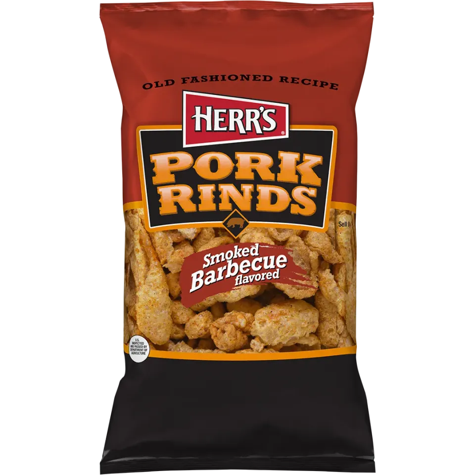 Herr's Smoked Barbecue Pork Rinds fläsksvålar
