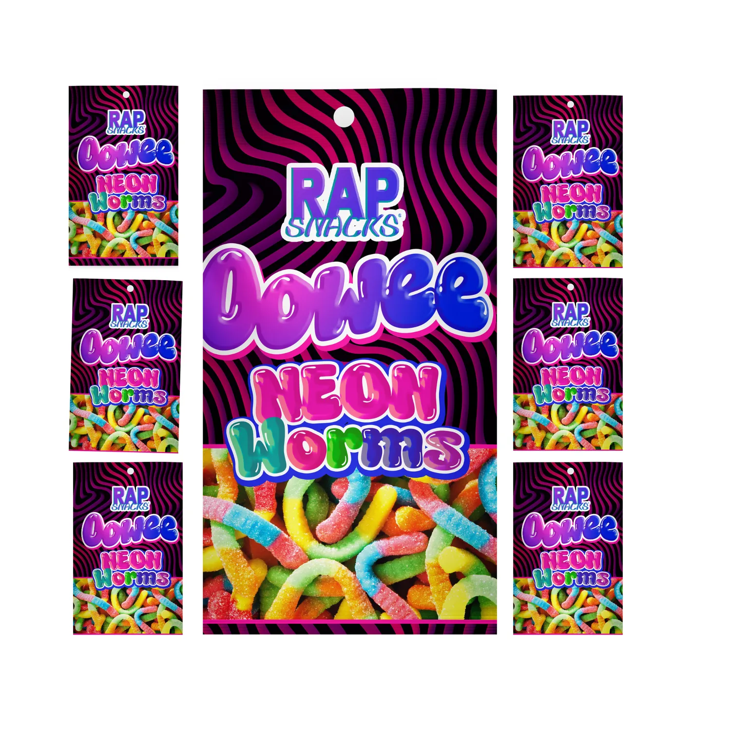 Rap Snacks Oowee vingummimaskar