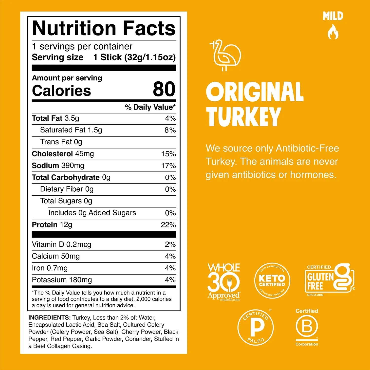 Chomps Best Selling Turkey kalkonstickor 10-pack proteinrika