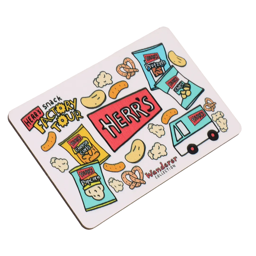 Herr's Snack Magnet kylskåpsmagnet