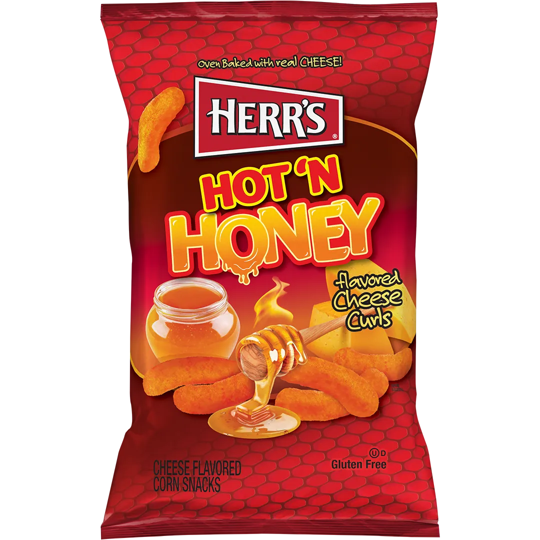 Herr's Cheese Curls ostbågar ostsmak