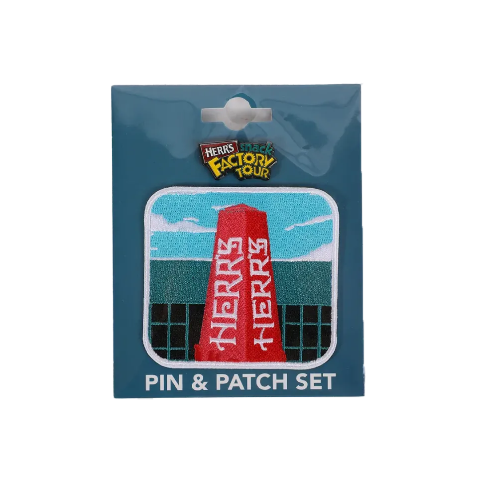 Herr's Pin and Patch Set tygmärke + pin