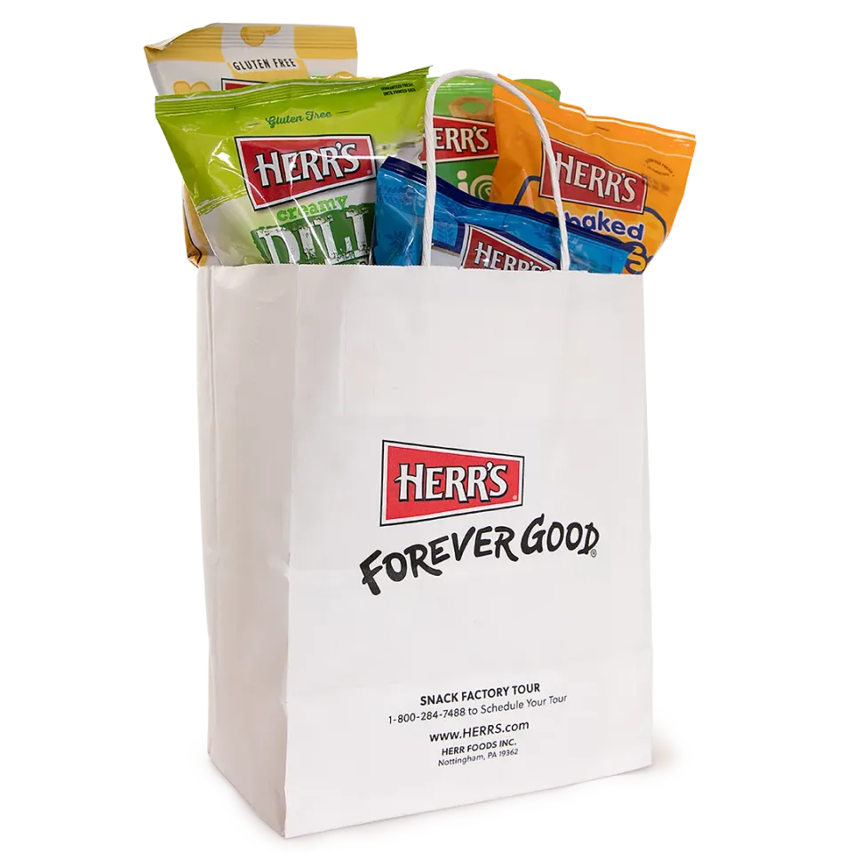 Herr's Flavor Pack snacks presentpåse 10-pack mix
