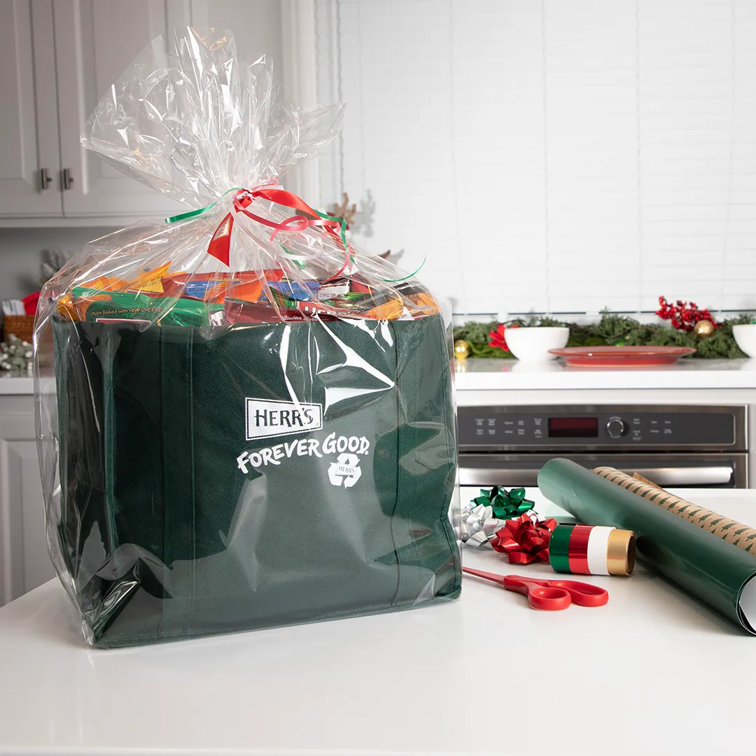 Herr's Recyclable Tote snackslåda 42x28 g present