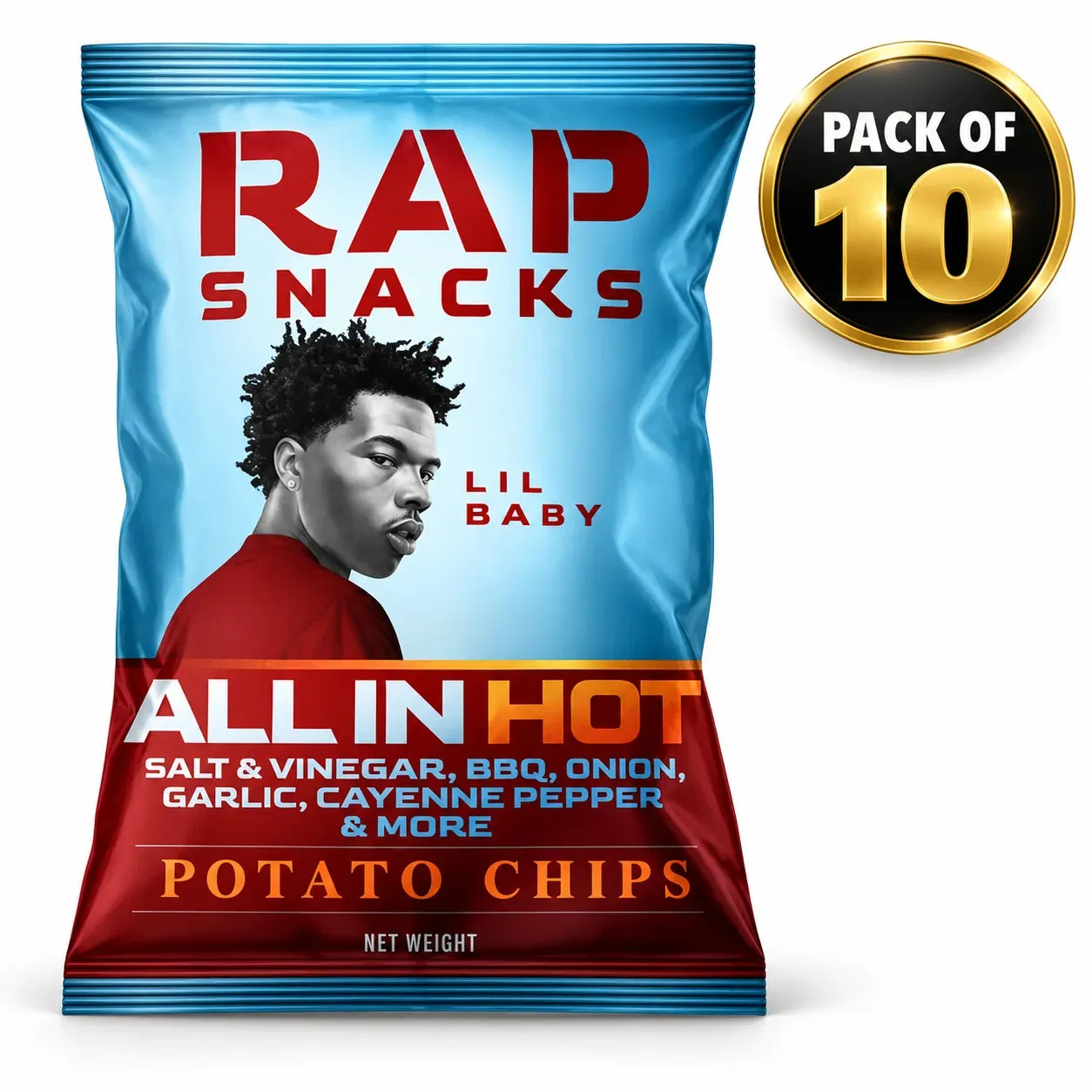 Rap Snacks Lil Baby potatischips