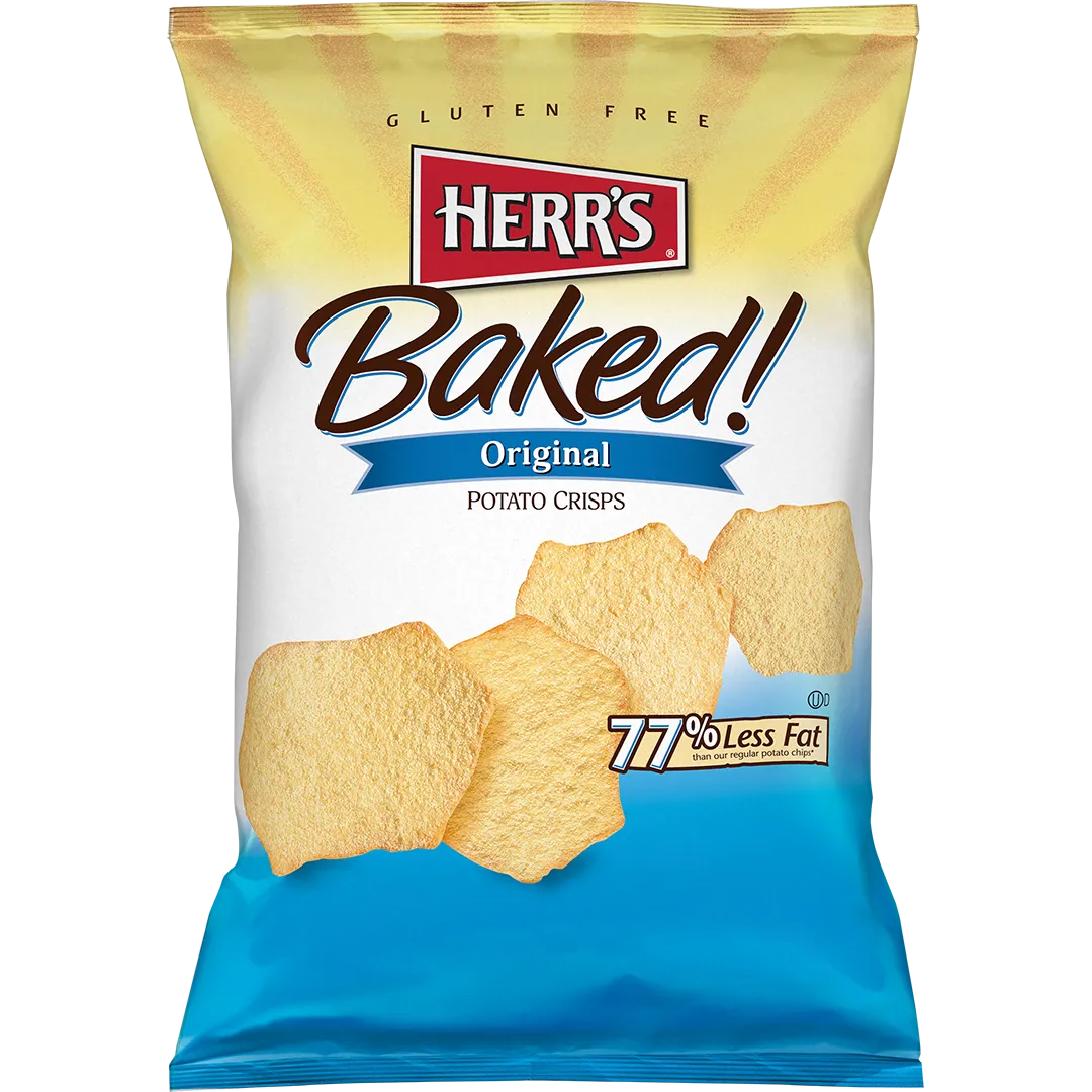 Herrs Baked Potato Crisps bakade chips