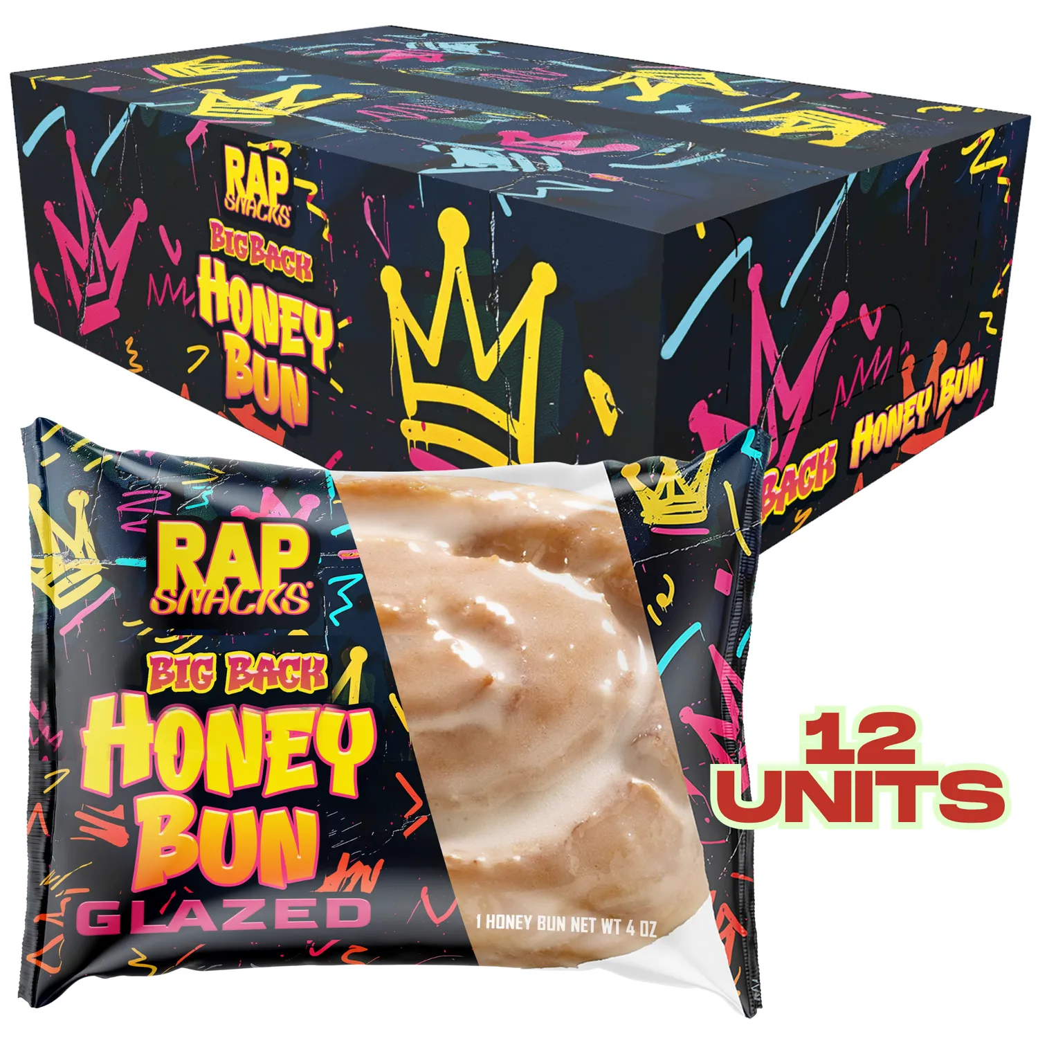 Rap Snacks Big Back Honey Buns