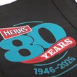 Herrs 80th Anniversary Tote Bag tygkasse, svart