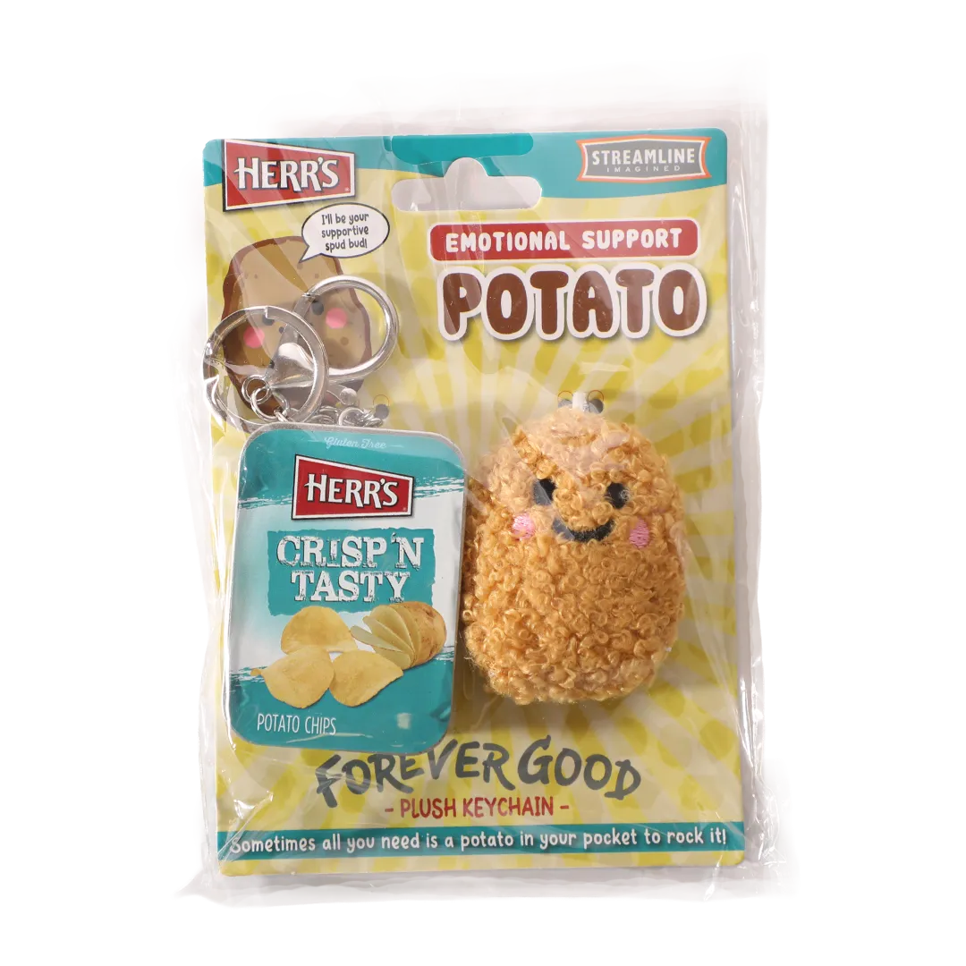 Herrs Emotional Support Potato gosedjursnyckelring
